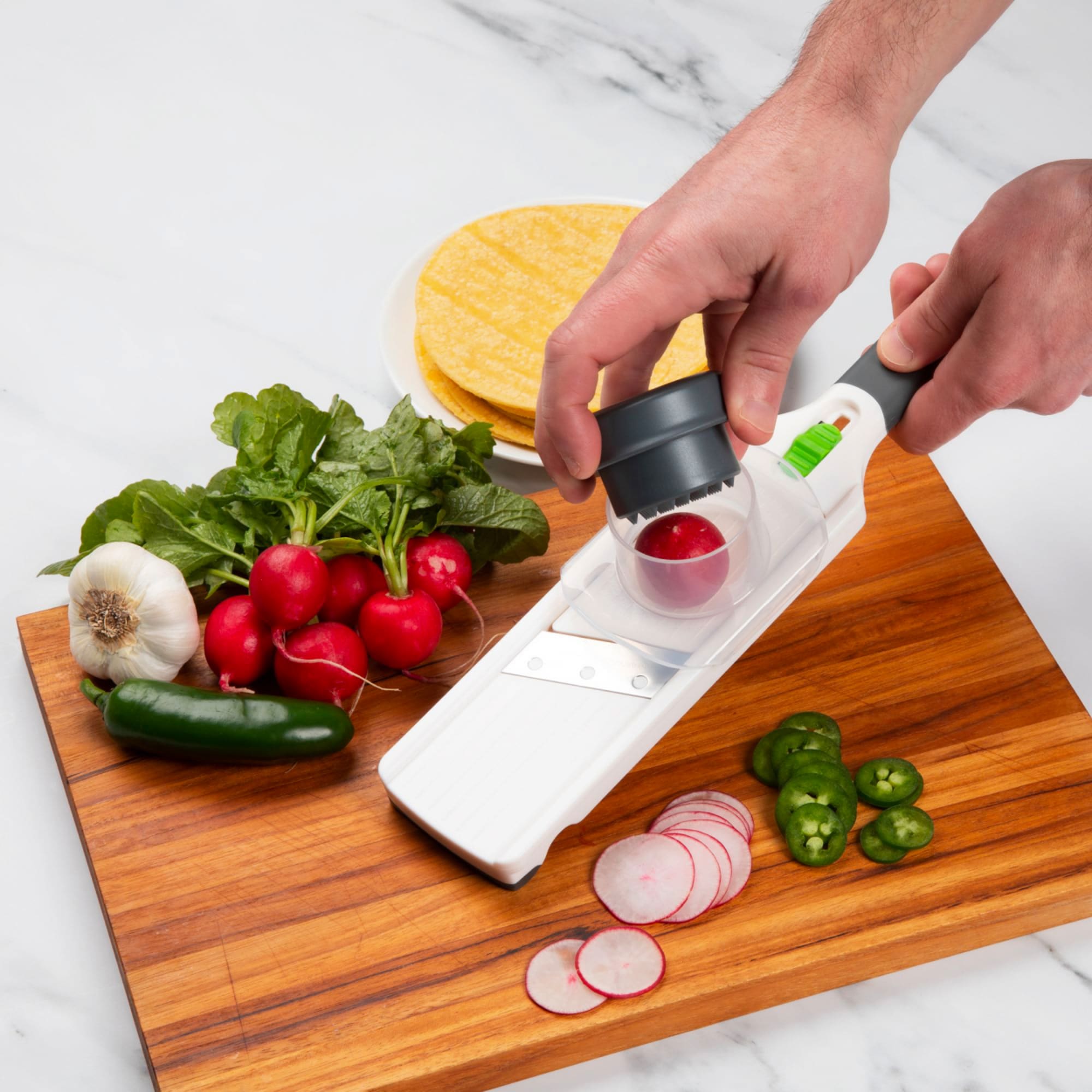 Progressive Adjust A Slice Mini Mandoline Slicer Kitchen Warehouse™